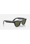 Ray-Ban Meta Skyler Shiny Black Polar G-15 Green RW4010 150-M